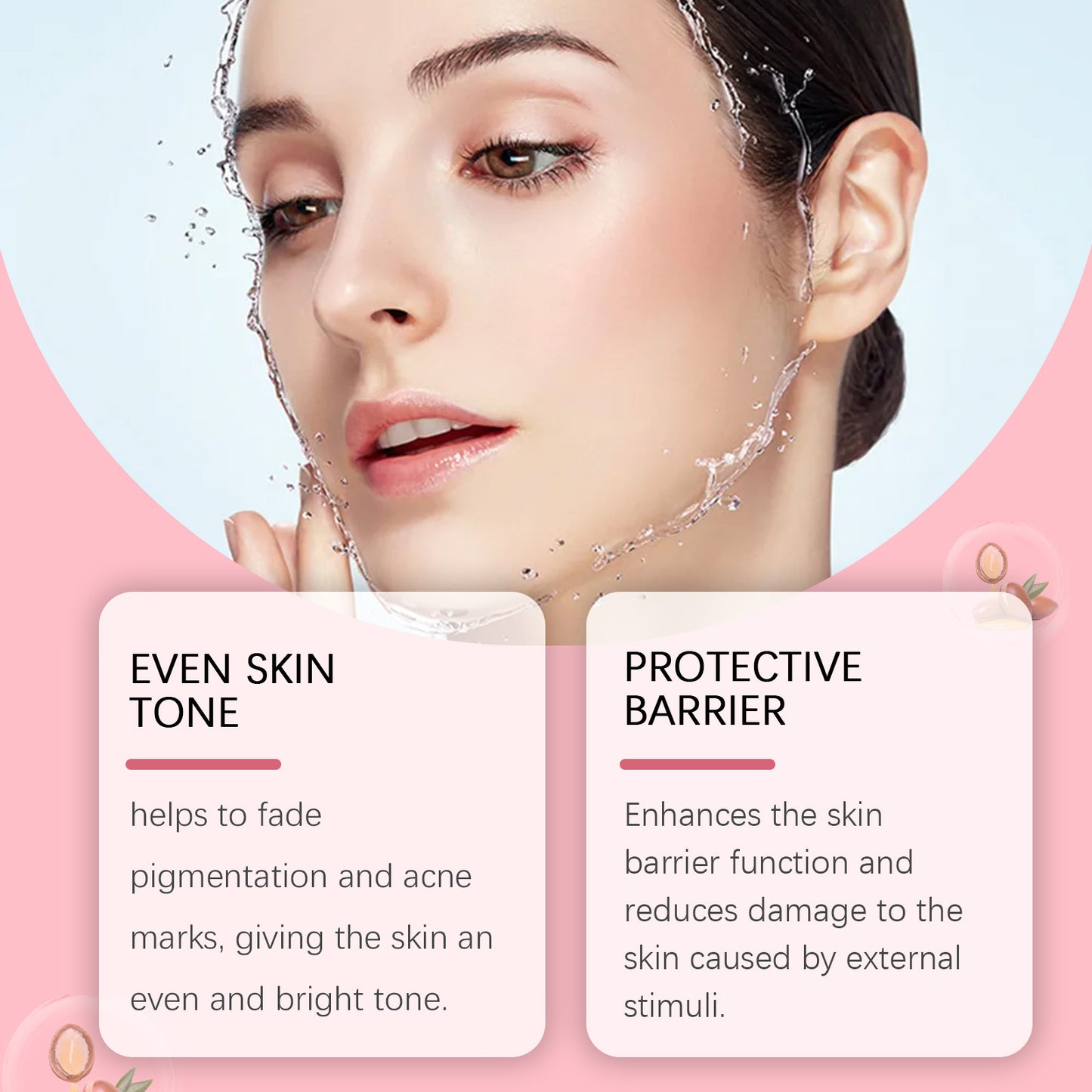 EELHOE Facial Capsule Essence Gentle Daily Moisturizing And Moisturizing Facial Skin Skin Care And Hydrating Care Serum