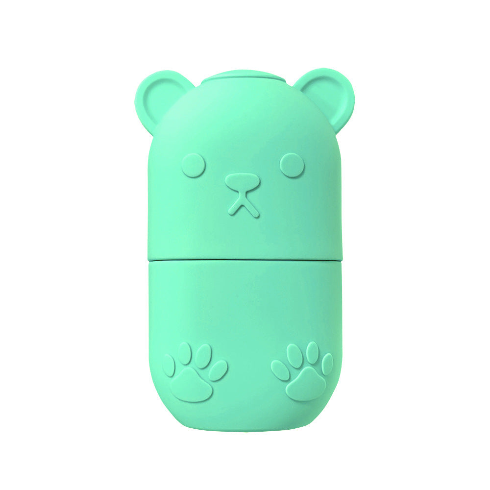 Ice Face Roller Ice Face Mould Ice Holder For Face Ice Stick Beauty Facial Icing Roller Skin Care Silicone Face Ice Cube Icing Tool Ice Sphere For Brighten Remove Lines