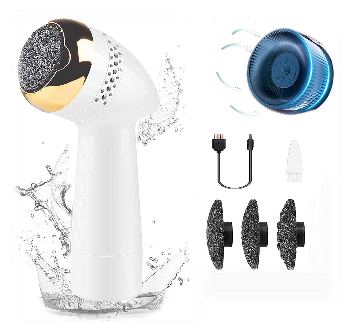 Electric Foot Grinder Vacuum Foot Grinding Machine Exfoliating Dead Skin Callus Remover Foot Care